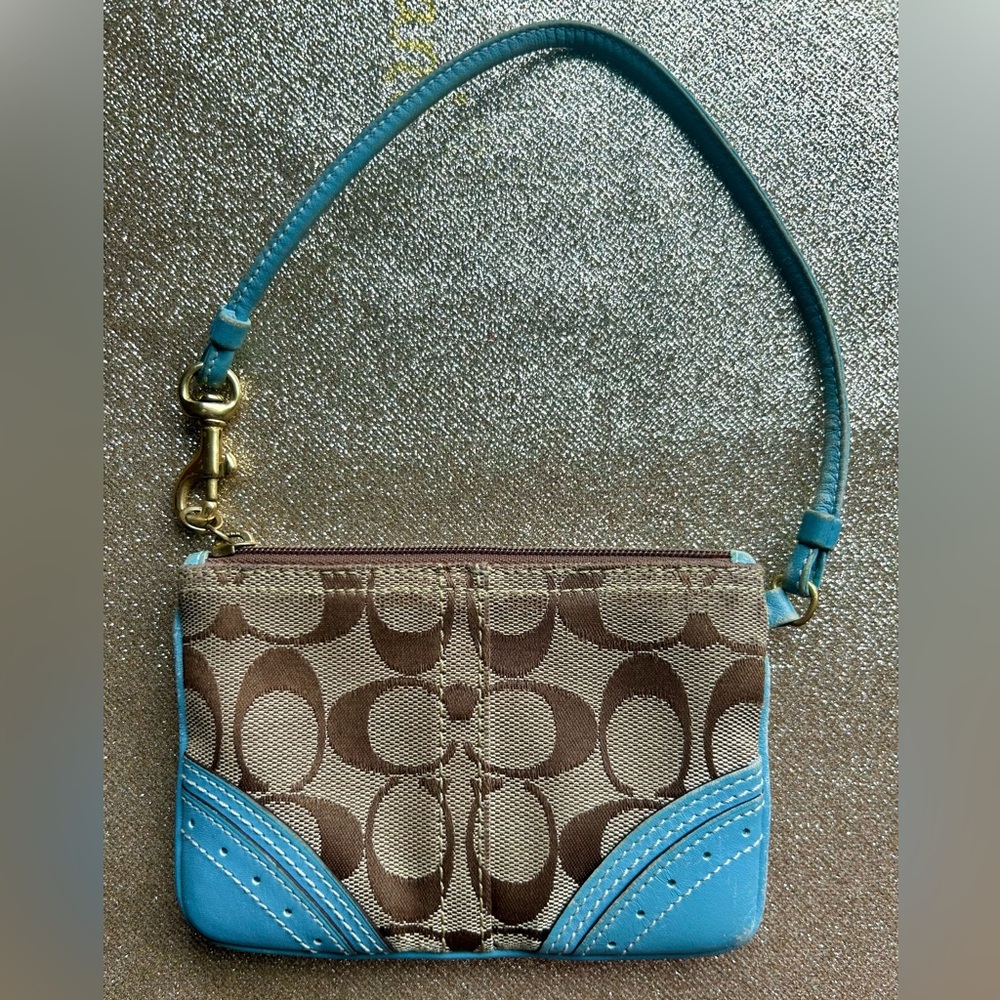 COACH Signature Wristlet